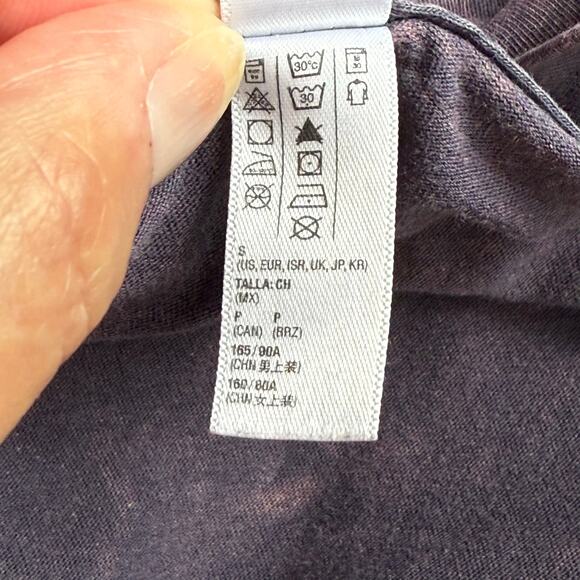 Y2K Distressed Ellen Show T-shirt Mens Sz Small Burnout Brown V Neck Thrashed - Picture 13 of 14